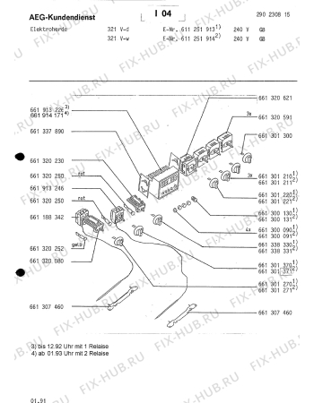 Взрыв-схема плиты (духовки) Aeg 321V-D GB - Схема узла Section9